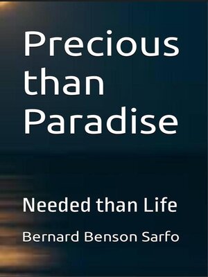 cover image of Precious than Paradise